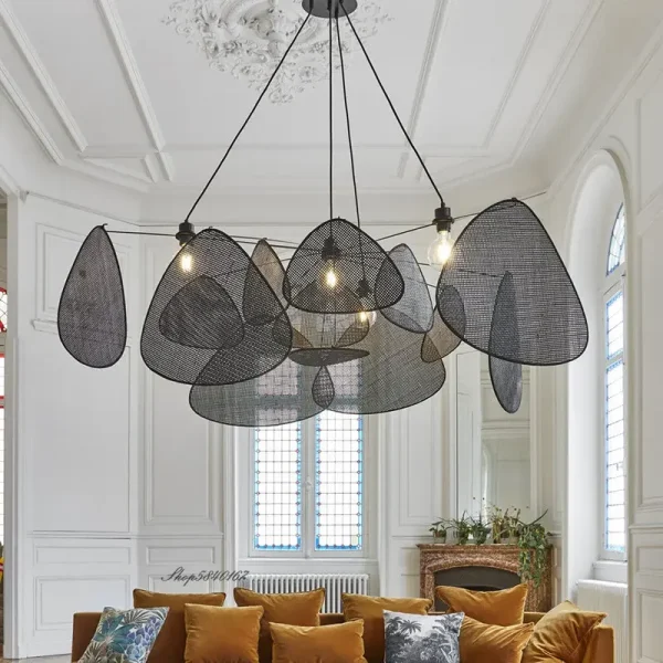 New Chinese Style Pendant Lights Black Rattan Suspension Luminaire for Restaurant Dining Room Home Decor Designer Light Fixtures - Image 2